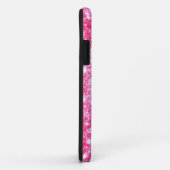 Coques Case-Mate iPhone Étoiles roses brillantes (Dos/Droite)