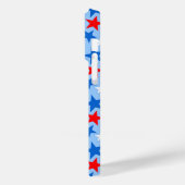 Coques Case-Mate iPhone Étoiles Rouge Blanc & Bleu (Verso / Gauche)