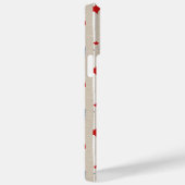 COQUES Case-Mate iPhone ÉTOILES ROUGES ET BLEUES ET STRIPES GRIS ET BLANCS (Verso / Droite)