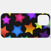 Coques Case-Mate iPhone Étoiles - Violet, Rose, Rouge, Jaune, Bleu (Verso / Droite)