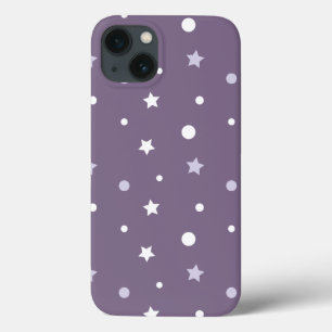 Etui iPhone 13 Étoiles violettes