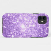 Coques Case-Mate iPhone Étoiles violettes de lavande (Dos (Horizontal))