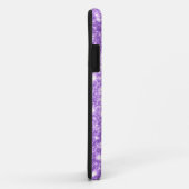 Coques Case-Mate iPhone Étoiles violettes de lavande (Dos/Droite)