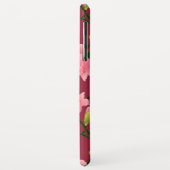 Coques Case-Mate iPhone Étonnante oeillet rose (Dos/Gauche)