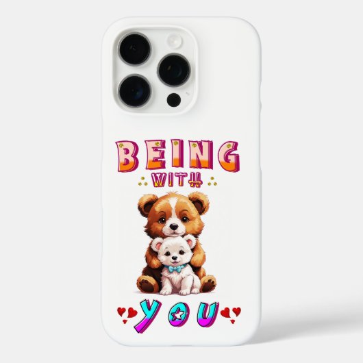 Coques Case-Mate iPhone Être avec toi (Verso)