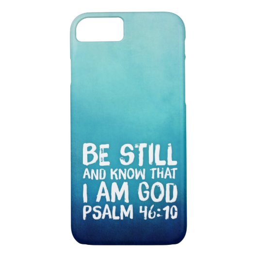 Coques Case-Mate iPhone Être encore Bible Verse Écriture chrétienne Bibliq (Dos)