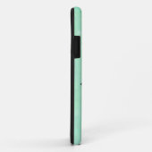 Coques Case-Mate iPhone Être gentil | Mint vert et rose (Dos/Droite)
