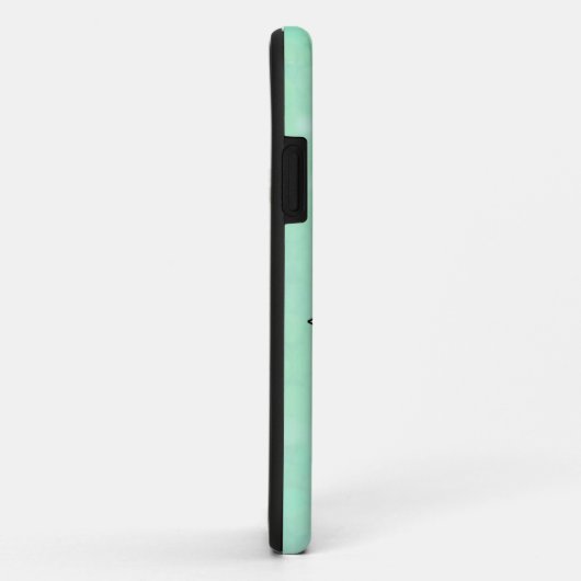 Coques Case-Mate iPhone Être gentil | Mint vert et rose (Dos/Droite)