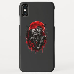 Case-Mate iPhone Case Étreinte cramoisie : Amants squelettes