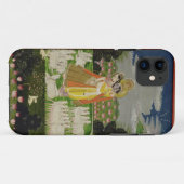 Coques Case-Mate iPhone Étreinte de Radha et de Krishna dans un landscap (Dos (Horizontal))
