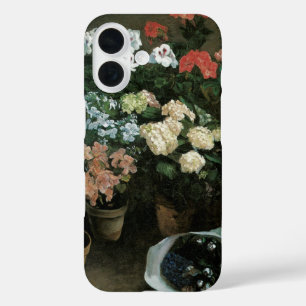 Coques iPhone 16 Étude des fleurs par Frédéric Bazille, Art Vintage