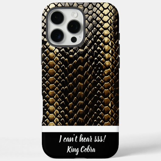 Coques Case-Mate iPhone Étude des motifs de serpent noir et or (Verso)