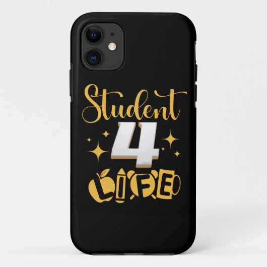 Coques Case-Mate iPhone ÉTUDIANT 4 VIE #vie étudiante (Dos)