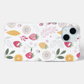 Coques Case-Mate iPhone “Étui iPhone / iPad à motif floral et fruité” (Verso (horizontal))