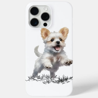 Coque iPhone 15 Pro Max “Étui pour iPhone 15 Pro Max Chiot Mignon – Chien