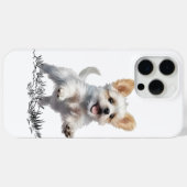 Coques Case-Mate iPhone “Étui pour iPhone 15 Pro Max Chiot Mignon – Chien (Verso (horizontal))