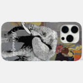 Coques Case-Mate iPhone Etui téléphonique personnalisé Elephant Damask (Verso (horizontal))