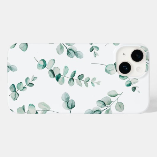 Coques Case-Mate iPhone Eucalyptus Pattern iphone Case (Verso (horizontal))