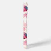 Coques Case-Mate iPhone Éucalyptus rose violet Feuille d'aquarelle (Verso / Droite)