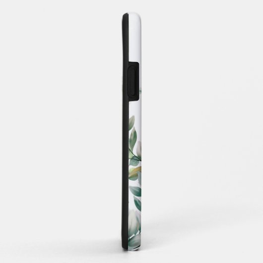 Coques Case-Mate iPhone Eucalyptus vert (Dos/Droite)