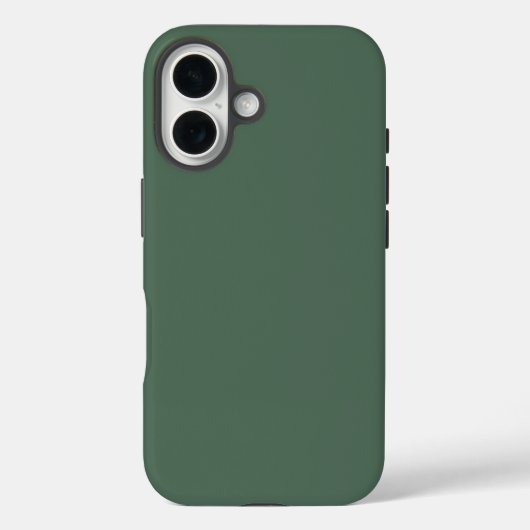 Coques Case-Mate iPhone Eucalyptus vert foncé (Verso)