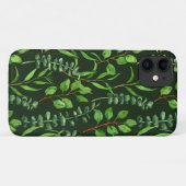 Coques Case-Mate iPhone Eucalyptus vert foncé (Dos (Horizontal))