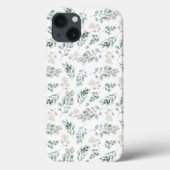 Coques Case-Mate iPhone Eucalyptus vert moderne (Verso)