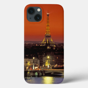 Coques Pour iPhone Europe, France, Paris. Vue au coucher du soleil de