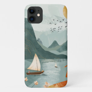 Case-Mate iPhone Case Évasion Romantique de Montagne au Lac Sarcelle sou