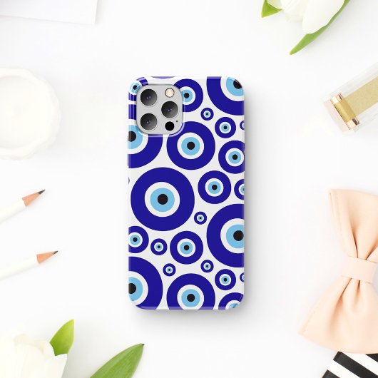 Coques Case-Mate iPhone Evil Eye Pattern, Greek Eye, Turkish Eye, Nazar
