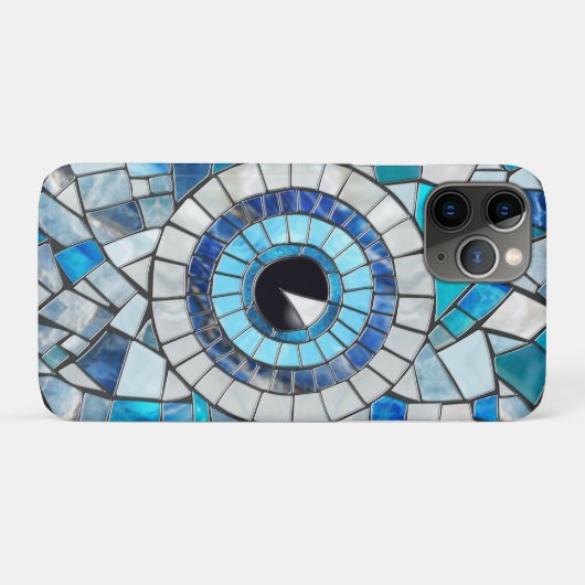 Coques Case-Mate iPhone Evil Oeil Amulet Mosaic Art (Dos (Horizontal))