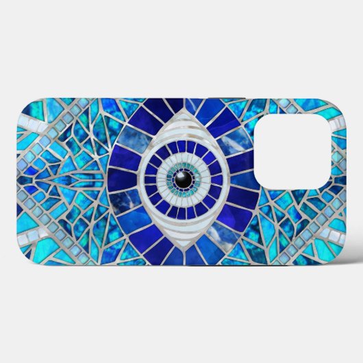Coques Case-Mate iPhone Evil Oeil Amulet Mosaic Art (Verso (horizontal))