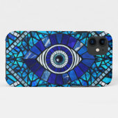 Coques Case-Mate iPhone Evil Oeil Amulet Mosaic Art (Dos (Horizontal))