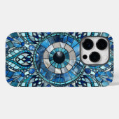 Coques Case-Mate iPhone Evil Oeil Amulet Mosaic Mandala Art (Verso (horizontal))