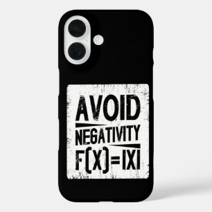 Coques iPhone 16 Évitez la négativité Équation de la valeur absolue