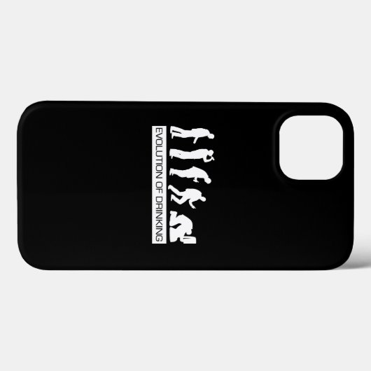 Coques Case-Mate iPhone Évolution de la consommation d'alcool (Verso (horizontal))