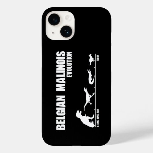 Coques Case-Mate iPhone Évolution du Malinois belge (Verso)