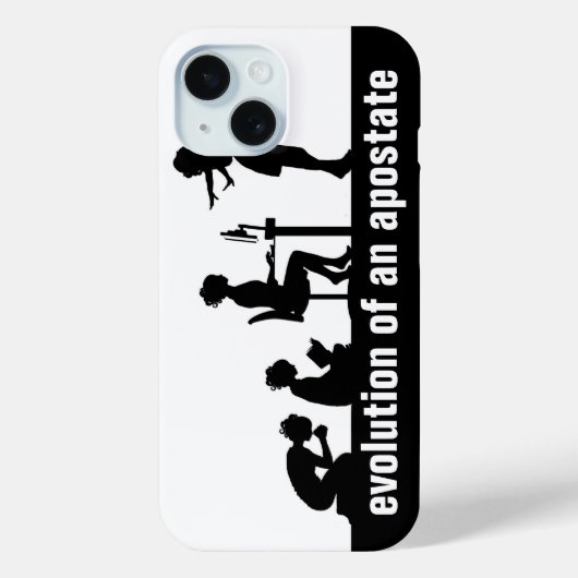 Coques Case-Mate iPhone "Évolution d'un apostat" (Verso)
