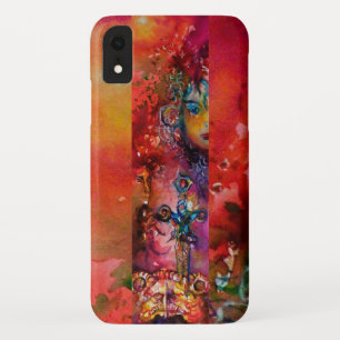 Coques Pour iPhone EXCALIBUR /REINE DE L'ÉPÉE MAGIQUE Imaginaire roug