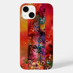 Coques Pour iPhone EXCALIBUR /REINE DE L'ÉPÉE MAGIQUE Imaginaire roug