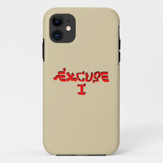 Coques Case-Mate iPhone Excuse I (Dos)