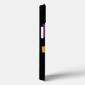 Coques Case-Mate iPhone Exécuter Embrasser la vie violet jaune (Verso / Droite)