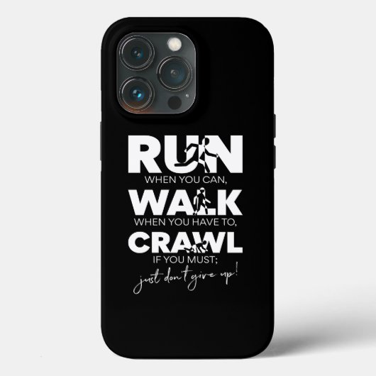 Coques Case-Mate iPhone Exécuter... Marche... Analyse... N'abandonne pas ! (Verso)