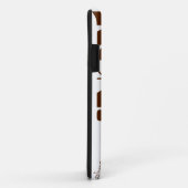 Coques Case-Mate iPhone EXÉCUTION Brown DE JOG WALK (police CHUNKY) (Dos/Droite)