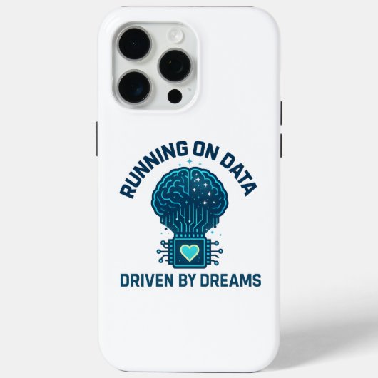Coques Case-Mate iPhone Exécution sur les données, pilotée par Dreams AI A (Verso)