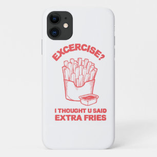 Case-Mate iPhone Case Exercice Je pensais que tu avais dit des frites su