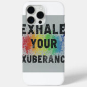 Coques Case-Mate iPhone Exhale Your Exuberance Phone Cover Design (Verso)
