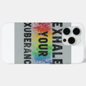 Coques Case-Mate iPhone Exhale Your Exuberance Phone Cover Design (Verso (horizontal))