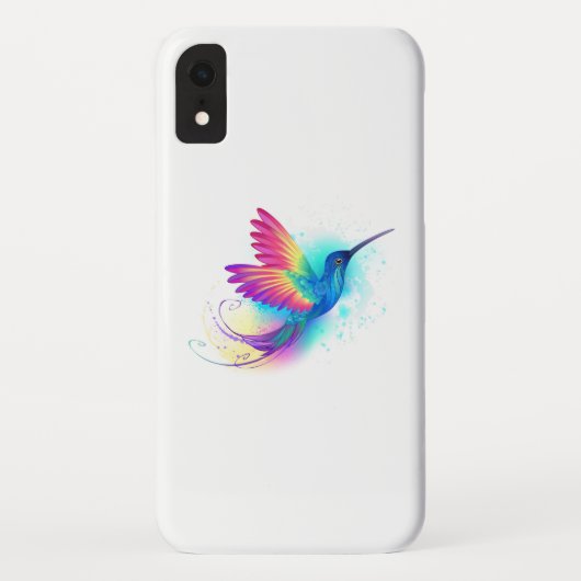 Coques Case-Mate iPhone Exotic Rainbow Hummingbird (Dos)