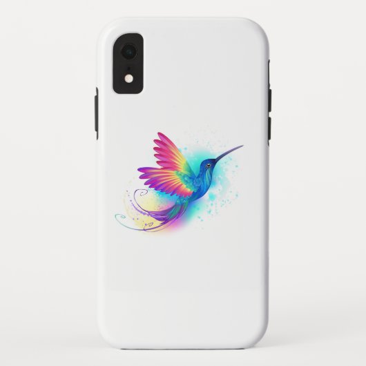 Coques Case-Mate iPhone Exotic Rainbow Hummingbird (Dos)